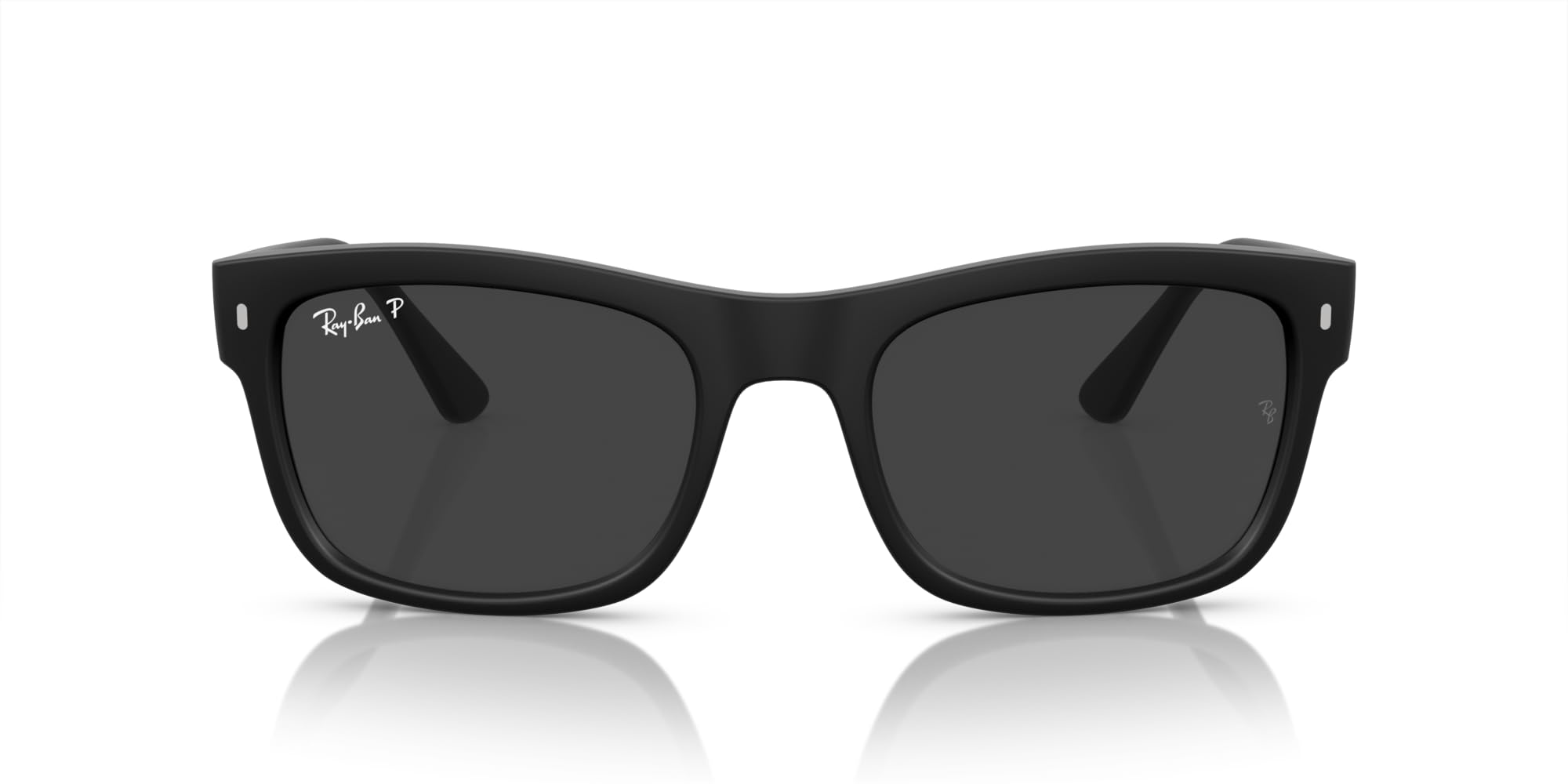 Amazon.com: Ray-Ban RB4428F Square Sunglasses, Matte Black